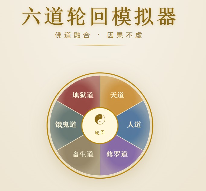 六道轮回模拟器 · 佛道融合 · 因果不虚